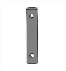 Picture of 7" Pin w/out Collar - #6 Tube