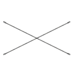 Picture of 7' Diagonal Cross Brace w/ 48" Lock Spacing - Notch End