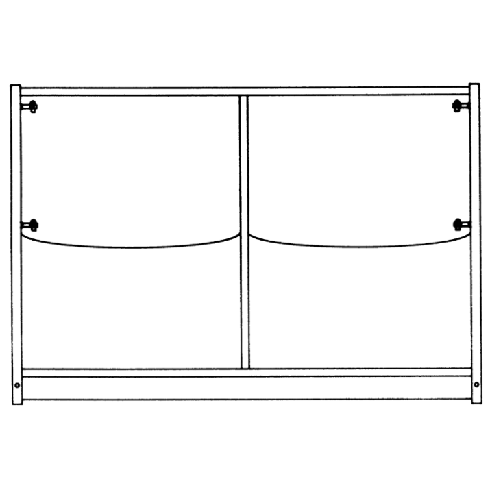 Picture of 28' End Panel w/ Toeboard - #6 Tube Size