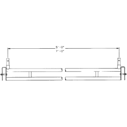 Picture of 5' Putlog Spreader - #5 Tube Size