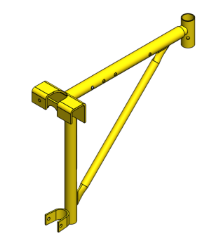 Picture of 20" End Bracket - #6 Tube Size