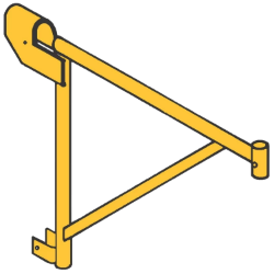 Picture of 20" Saddle Hanger w/ #7 Tube End