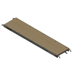 Picture of 32"W x 10'L Tuf-N-Lite Aluminum Walkboard w/ Type B Hook