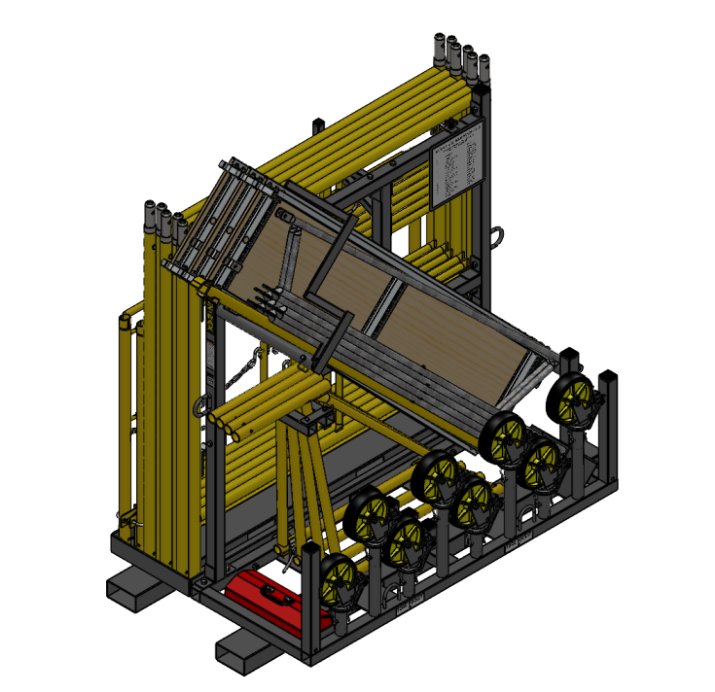 Picture of EZ-RAX with 15' Rolling Tower - #6 Tube
