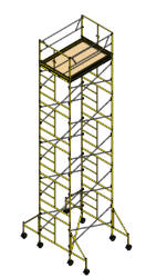 Picture of Rolling Tower Package - 7'W x 25'H - #5 Tube
