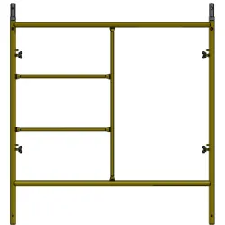 Picture of Step Frame - 5'W x 5'H - #5 Tube - J-lock at 27.75" Spacing - Random Rung Spacing - Inserts