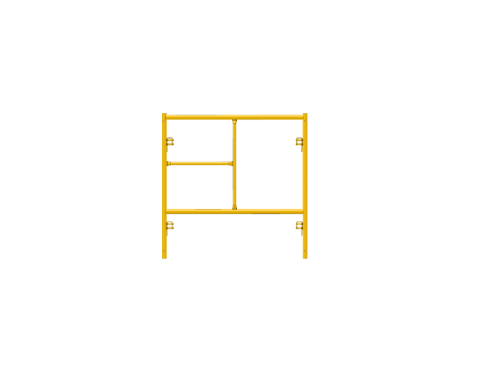 Picture of Step Frame - 4'W x 4'H - #5 Tube - C-lock at 27.54" Spacing - Random Rung Spacing