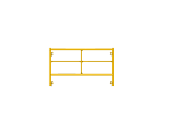Picture of Double Step Frame - 5'W x 3'H - #6 Tube - C-lock at 27.75" Spacing - Random Rung Spacing