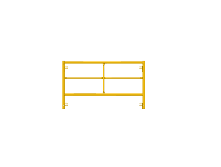 Picture of Double Step Frame - 5'W x 3'H - #7 Tube - C-lock at 27.75" Spacing - Random Rung Spacing