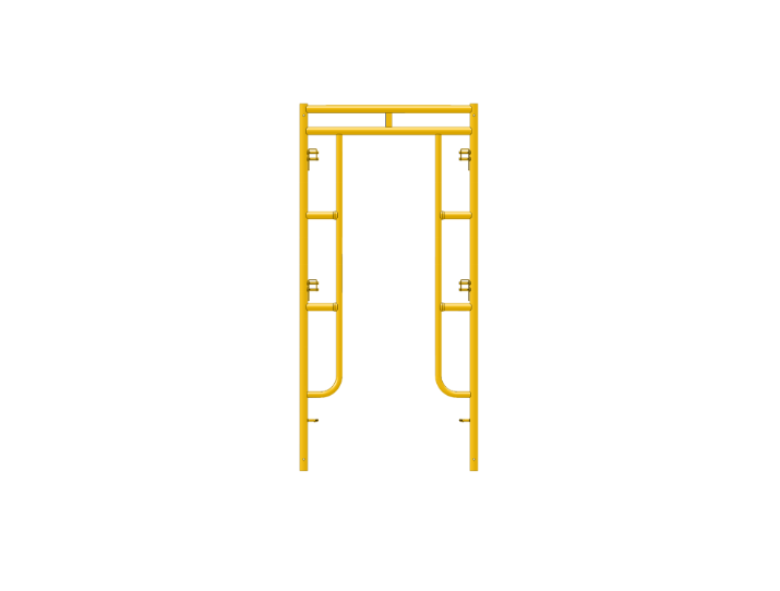 Picture of Open End Frame - 3'W x 6'5"H - #5 Tube - C-lock at 27.75" Spacing - Closed Cane