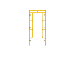 Picture of Open End Frame - 3'W x 6'5"H - #6 Tube - C-lock at 27.75" Spacing - Closed Cane