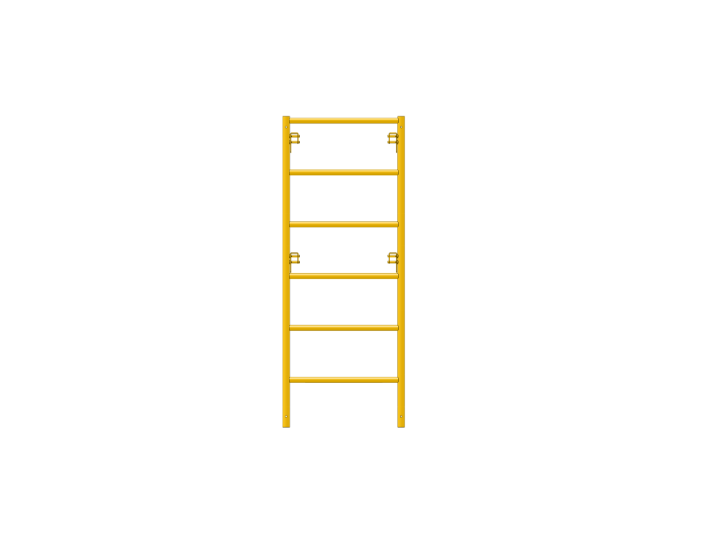 Picture of Ladder Frame - 28"W x 6'H - #6 Tube - C-lock at 27.75" Spacing - 12" Rung Spacing