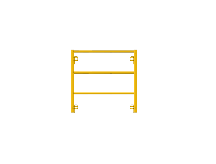 Picture of Ladder Frame - 3'W x 3'H - #6 Tube - C-lock at 27.75" Spacing - 12" Rung Spacing