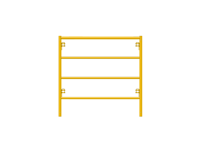 Picture of Ladder Frame - 4'W x 4'H - #6 Tube - C-lock at 27.75" Spacing - 12" Rung Spacing