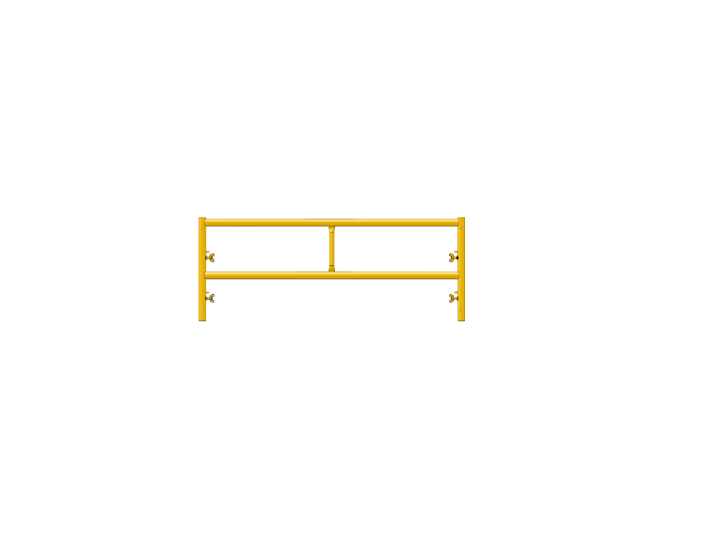 Picture of Step Frame - 5'W x 2'H - #5 Tube - J-lock at 9.37" Spacing - 12" Rung Spacing