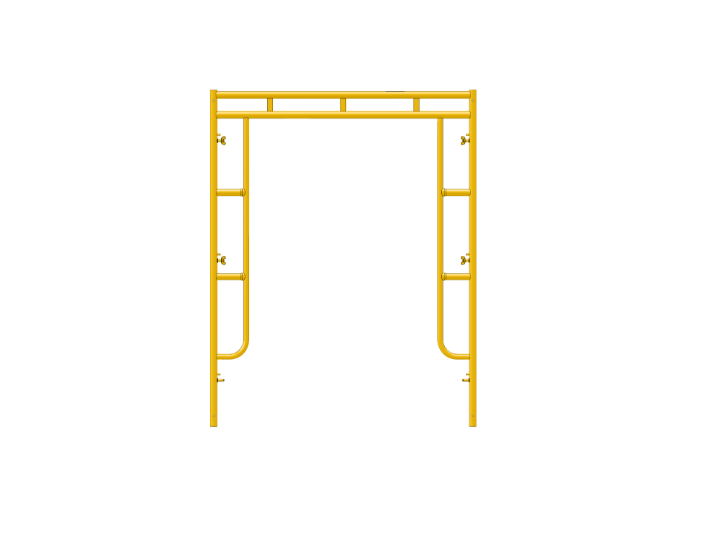 Picture of Open End Frame - 5'W x 6'5"H - #5 Tube - J-lock at 27.75" Spacing - Closed Cane