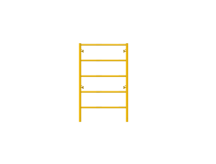 Picture of Ladder Frame - 3'W x 5'H - #7 Tube - J-lock at 27.75" Spacing - 12" Rung Spacing