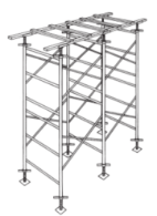 Picture of Shoring Frame - 2'W x 4'H - #8 Tube - T-lock at 27.75" Spacing