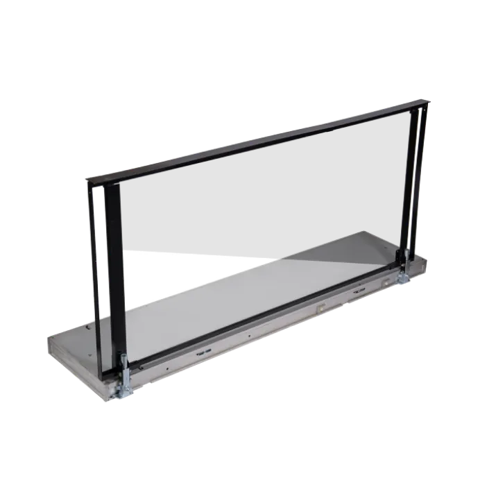 Kit-AS 2100 4ft Guard Rail For Plexi Glass