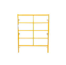 Picture of Double Step Frame - 5'W x 6'6"H - #5 Tube - C-lock at 27.75" Spacing - Random Rung Spacing