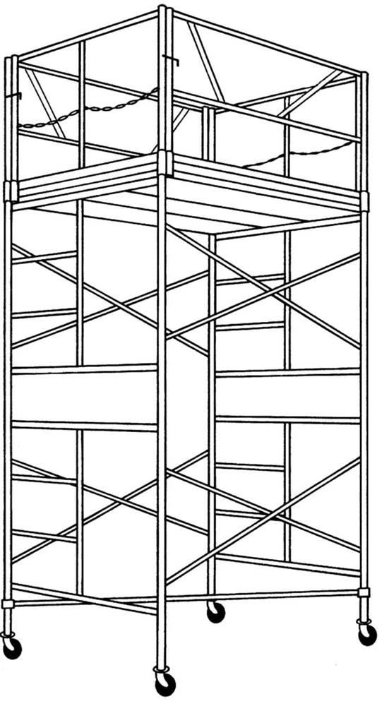 Diagram of Rolling Tower 